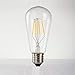 Produktbild FZYUAN Edison Retro-GlüHlampe, GlüHlampe Dimmbar, Freiliegender GlüHfaden, Bernsteinfarben Warm 64 St64 E27 2600-2700K 360 ° Weitwinkel-Retro-Antikstil-Beleuchtung (4 Packungen)