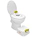 Safetots Dinosaur Toilet Training Seat and Step Stool Lime