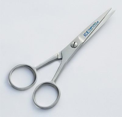 Bartschere – Haarschere 13 cm aus rostfreiem Edelstahl - 2