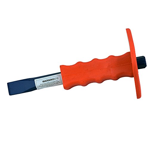 Montstar kalten Mason Meißel flachen Kopf | Maurer Meißel mit hand Protector 14 mm x 10 "abgeflacht