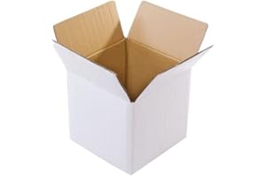 Mottola Packaging - 20x20x20-15pz - Scatole di Cartone-Scatola Resistente Doppia Onda bianca- Imballaggi per Spedizione, Trasloco e stoccaggio di prodotti fragili e pesanti (20X20X20)