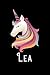 Produktbild Lea: Journal (Diary, Notebook) Personalized Custom Name Unicorn Birthday Gift for Girls and Women