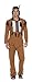 Produktbild Smiffys 45509L - Herren Indianer Kämpfer Kostüm, Oberteil, Hose und Haarband, Größe: L, braun