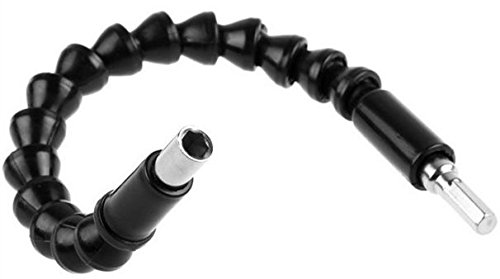 Akkuschrauber Aufsatz/Welle/Schaft – FLEXIBEL – „Schrauben um die Ecke!“ – biegsame & flexible Verlängerung | Adapter auch als Winkelaufsatz für Bohrmaschine & Schraubenzieher - 4