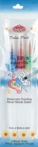 Royal Brush Big Kids Choice Aqua-Flo Brush Set, 3-Pack