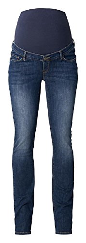 ESPRIT Maternity Damen Umstandsjeans Relaxed Jeans Baggy-Fit-Umstandsjeans Boyfriend (W26/L32 (Herstellergröße: 34/32), Medium Wash) - 