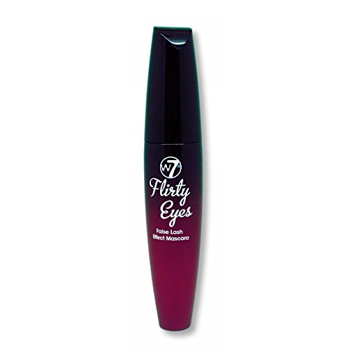 W7 Flirty Eyes Mascara in black with Fabulous False Lash Effect, 15ml