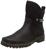 Schafthöhe: 15 Rieker Damen Z3960 Kurzschaft Stiefel, Schwarz (Schwarz 01), 40 EU