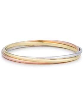 Isady – Zofia – Damen Armband - Armreif - 585 Gelbgold platiert und 14 Karat (585) Weißgold platiert und Rosa...