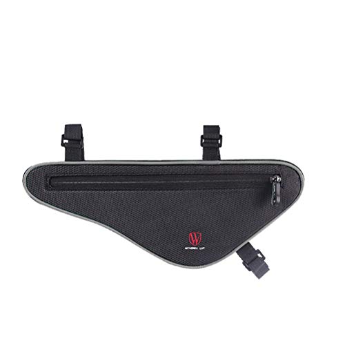 Preisvergleich Produktbild LIOOBO Dreieck Fahrradrahmentasche Oberrohrtasche Fahrradfront Rahmentasche Fahrradzubehör (Schwarz)