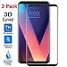 Produktbild LG V30(2Stück)-3D Touch kompatibel gehärtetes Glas Displayschutzfolie, Displayschutzfolie, Full Curved, Premium 9H Härte,Super Anti-Scratch,99% Ultra-Clear,2.5D Edge vollständige Abdeckung Transparent