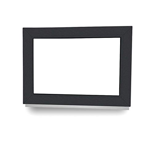 Preisvergleich Produktbild Kellerfenster - Festelement - Festverglasung - Garagenfenster - Festverglasung - 2- Fach Verglasung - 60 mm Profil - Farbe: innen weiß / außen Anthrazit - BxH: 1000 x 400 mm