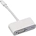 Produktbild Funnyrunstore 1080P Apple-Blitz-zu-VGA-Adapter für iPhone iPad MD825AM / A Modell A1439,Weiß
