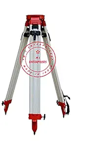 M.I. SA 1100 Aluminum Tripod Stand for Auto level - Single Lock - Adjustable Height - Powder Coated Finish for long life of the product - Attractive colour combination