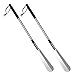 Produktbild Aneco 2 Pack verstellbare Expander Schuhanzieher extra langer Griff Edelstahl Teleskop Expander von 40,6 bis 78,7 cm Twist to Lock Long Handle Schuhlöffel