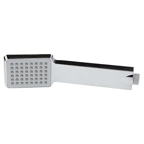 Hochwertige Design-Brause „QUADRO“ für exzellentes Duschvergnügen | SANIXA Quadratischer Duschkopf | Eckige Duschbrause Hand-Brause Brausekopf rechteckig - 4