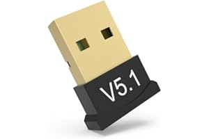 CALONNY Adapter Bluetooth 5.1 USB, klucz Bluetooth do laptopa EDR Dongle USB Bluetooth kompatybilny z Windows 11/10/8.1/7/linux