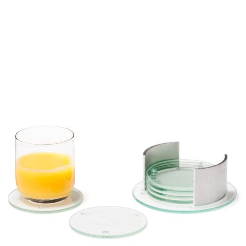 LEONARDO 058291 – Set 7tlg. Untersetzer Spirit rund mit Ständer - 2