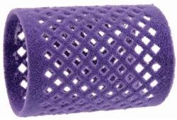 Metallwickler beflockt 45 mm - violett