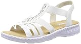 Antistress Rieker Damen V18Q2-80 Geschlossene Sandalen, Weiss-Silber 80, 39 EU