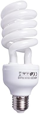 Abeststudio E27 5500K 220V 45W Photo Studio Bulb Video Photography Daylight Lamp Energy Save