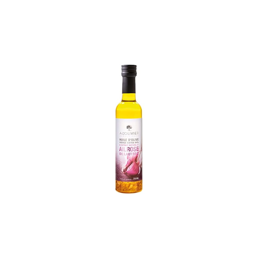 A Lolivier Daily Olivenl Mit Rosa Knoblauch Aus Lautrec Ail Rose De Lautrec In Der Glasflasche 250 Ml