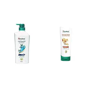 Himalaya Anti Dandruff Shampoo, 700ml & Himalaya Herbals Damage Repair Protein Conditioner, 200ml