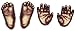 Basic 3D Handprint Footprint Baby Casting Kit Materials with Metallic Bronze paint by BabyRice