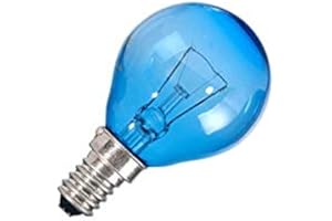 MARINO CRISTAL LAMPADINA INCANDESCENZA SOLARE DA LETTURA E14 40W VETRO BLU