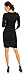 Zeta Ville - Women's Maternity Wrap V-neckline Empire Seam Pleated Dress - 001c (Black, 10)