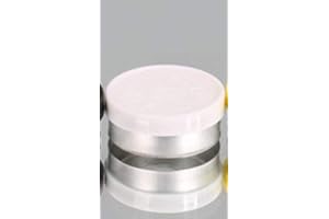 KT TECH 200pcs/lot 20mm Aluminum plastic caps flip off caps for glass vials (White Flip off letter)