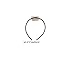 Mytoptrendz® Thin Black Alice Band Set Of 2 Black skinny Hair Band Headband Plain Black Thin Slim Lightweight Sports Headband