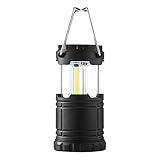 Ultra brillante: las tiras COB con la última tecnología LED son energéticamente eficientes que las bombillas LED, que iluminan 360 grados. Cuerpo ABS duradero resistente a los golpes con nivel impermeable IP42.