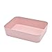 Produktbild Aufbewahrungsbox für Schubladen Einstellbare Schublade Küchenbesteck Divider Case Makeup Home Organizer Unterschiedliche Größe(Rosa,13x18x4.3cm)