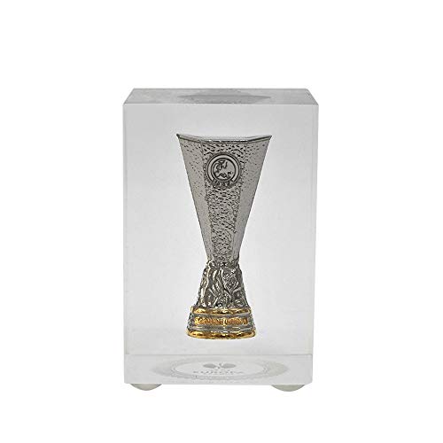 UEFA Europa League 45 mm pokalreplika dobladillo bloque de acrílico