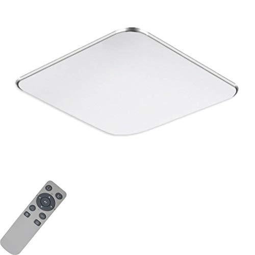 Preisvergleich Produktbild MYHOO 24W Modern Dimmbar LED Ultraslim Deckenleuchte Badleuchte Deckenlampe Flurleuchte Silber (3000-6500K)