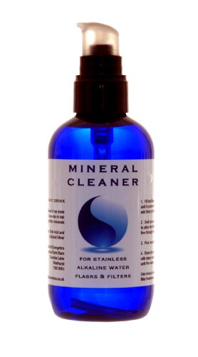Alkaline Mineral Cleaner for All Alkaline Flasks - 100mls - Keep Your Alkaline Water Fresh - 12 Months Supply