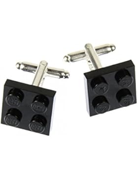 Lego Manschettenknöpfe Miniblings Knöpfe + Box quadratisch Legostein Legosteine