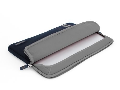 COOL BANANAS RainSuit Stripes Tasche für Apple MacBook 12 Zoll | Sleeve aus hochwertigem Neopren | wasserabweisend | spritzwasserschutz | leicht zu reinigen | Hülle für höchsten Schutz | Schwarz - 3