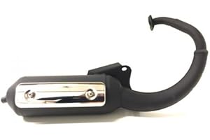 STREETPARTS24 Offener Auspuff Schalldämpfer – passend für Peugeot Buxy, Elystar, Gipsy, Looxor, Metal-X, Speedfight 1/2, Squab, TKR, Trekker, Vivacity 50 AC/LC