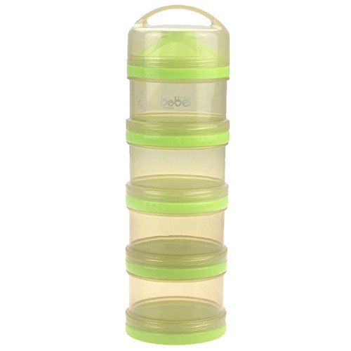 Preisvergleich Produktbild Gazechimp Tragbare Baby Fütterung Milch Pulver Lebensmittel Box Speicher Flasche Container - Grün