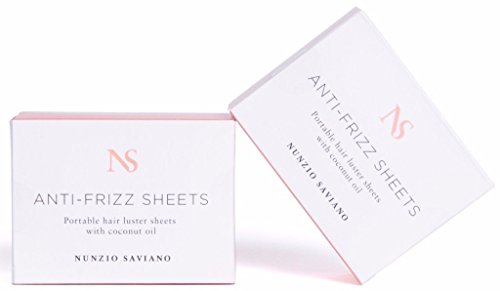 Anti-Frizz Sheets, Portable Hair Luster Sheets with Coconut Oil. Tame Hair Instantly.