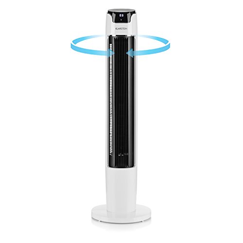 Klarstein • Empire State • Standventilator • Säulenventilator • Turmventilator • mit Fernbedienung • 45° Oszillation • 6 Geschwindigkeitsstufen • 3 Ventilationsmodi • LED-Display • Timer • weiß - 3