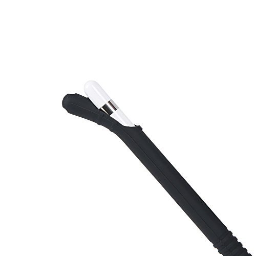 Jiajun Pencil Schutzhülle Huelle Sleeve für 9.7 and 12.9 Inch iPad Pro Apple Pencil Schwarz - 5