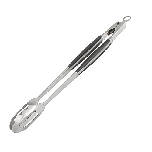 Campingaz – 4-teiliges Premium Grillbesteck aus Edelstahl (massiv), bestehend aus: Wender, Zange, Gabel und Metallbürste - 3