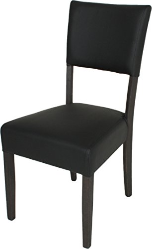 Preisvergleich Produktbild Gravidus schicker Esszimmerstuhl, Schwarz