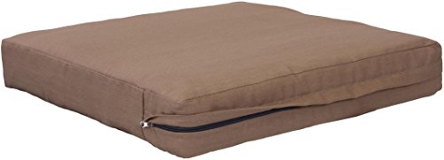 Gartenmöbel Rattan Premium Sitzkissen 50 x 50 cm in der Farbe sand Loungekissen - 3