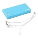 Produktbild JullyelegantDE Energien-Bank, 24000mAh Portable universelle Externe Energien-Bank mit Doppel-USB-Häfen, Ladegerät für Smartphone mit USB-Ladegerät-Kabel