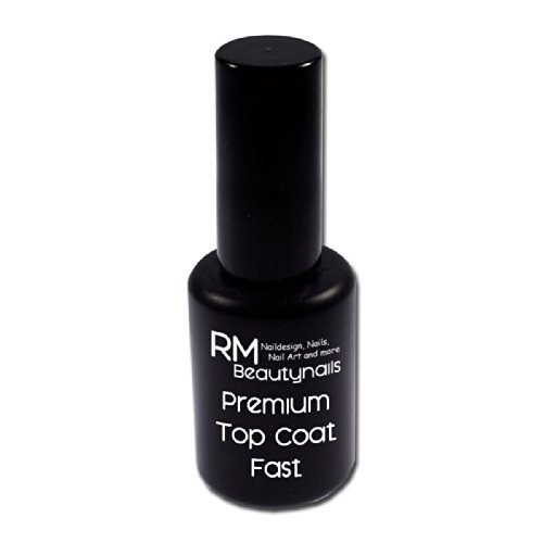 Fast Dry High Gloss Top Coat Glanzlack 15ml Nagellack super schnell trocknend Acryl Nageldesign RM Beautynails