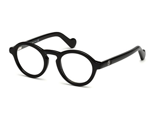 Preisvergleich Produktbild Moncler Unisex-Erwachsene Brillengestelle ML5019 001 46, Schwarz (Nero LUCIDO)